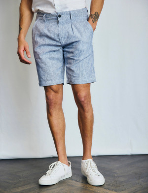 Bruun & Stengade Bs Apollon Regular Fit Shorts - Blue - 30 Blue 30