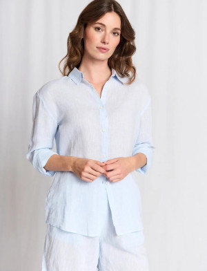Bruun & Stengade Bs Marietta Regular Fit Shirt - Blue - 38