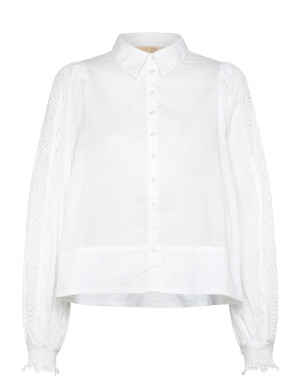 by Ti Mo Cotton Slub Shirt - White - XL White XL