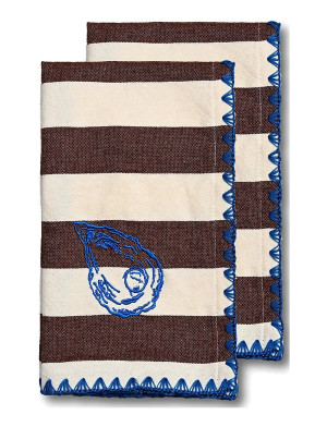 Byon Serviet Bubba Oyster, 2-Pak - Brown - 45X45CM Brown 45X45CM