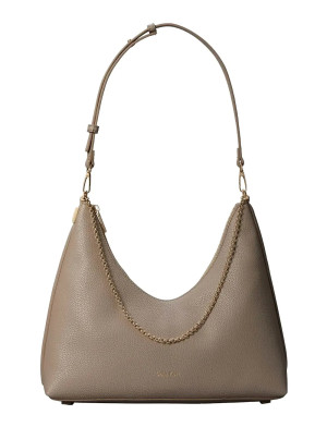 Calvin Emblem Hw Pebble Shoulder Bag   ONE SIZE Beige ONE SIZE