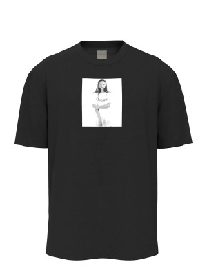 Calvin Obsession Relaxed Tee   L Black L