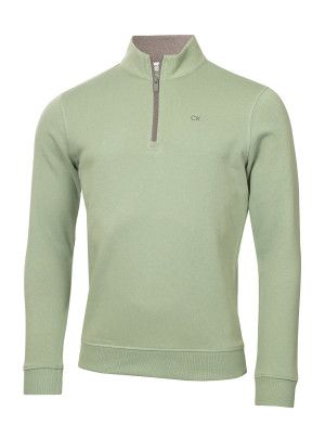Calvin Rocky Half Zip Sweatshirt   S Green S