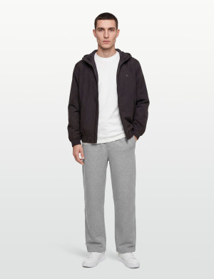 Calvin Ls Hooded Ripstop Harrington Jkt - Black - L