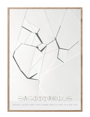 ChiCura Sagittarius - The Archer - Multi/patterned - 50X70CM