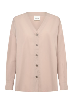 Closed No Collar Blouse Shirts & Blouses   L Beige L