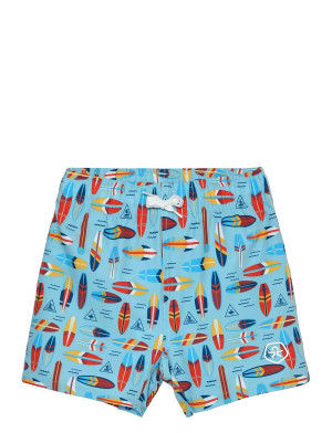 Color Kids Swim Shorts, Aop - Blue - 176