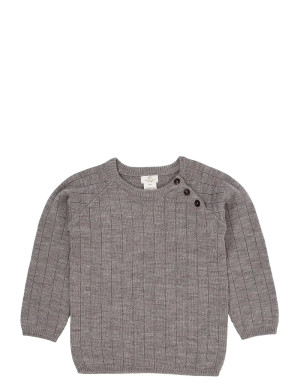 Copenhagen Colors Merino Knitted Blouse - Brown - 80