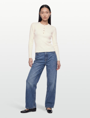 Copenhagen Muse Cmveran-Pullover - Cream - S Cream S