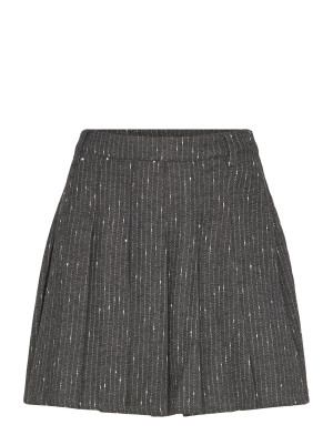 Copenhagen Muse Cmtrina-Skirt Is A Short Skirt In A Premium Material With A Herringbone Pattern   XL Grey XL