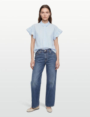 Coster Copenhagen Shirt With Ruffle Sleeves - Blue - 38