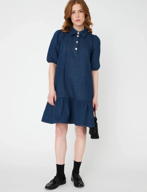 crās Elenacras Dress - Navy - 42