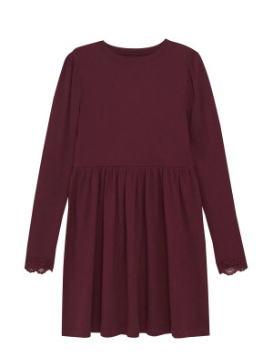 Creamie Dress Ls - Red - 98 Red 98