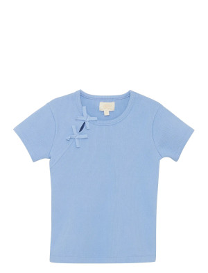 Creamie T-Shirt Ss Rib   140 Blue 140