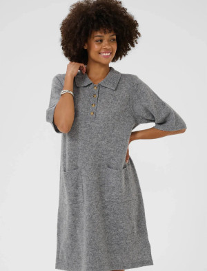 Culture Cuasima Katrina Dress - Grey - S