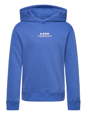 Daily 7 Hoodie Backprint - Blue - 104