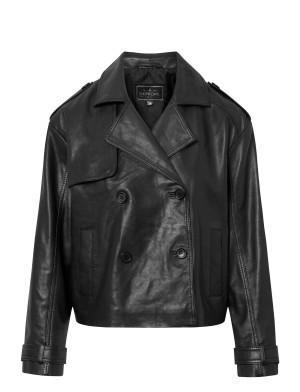 DEPECHE Maydep Short Trenchcoat - Black - 44