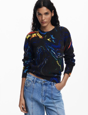 Desigual Butterfly Lacroix - Black - L
