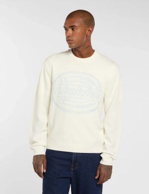 Dickies Union Jacquard Sweater - Cream - L Cream L