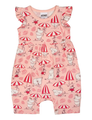 MUMIN Snäckstrand Playsuit - Pink - 68