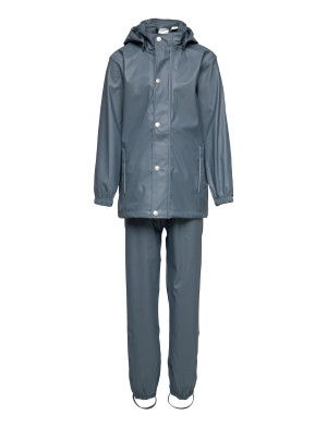 En Fant Rainwear Set Solid   128 Blue 128