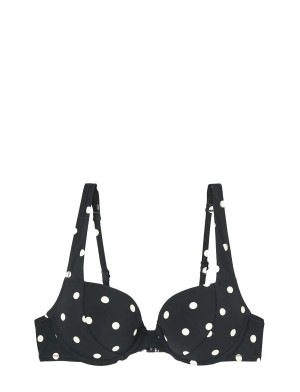 Etam Polky -  Push Up Bra Swimsuit   B x 90 Black B x 90