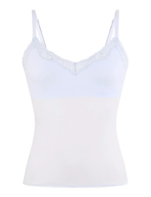 Etam Pure Soft Lace - Camisole   L Blue L