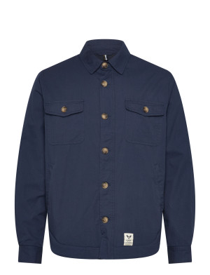 Fat Moose Arvid Cotton Overshirt   XXL Navy XXL