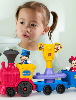 Fisher-Price Disney Jr  Mickey & Minnie Musical Train By Little People - Red - ONE SIZE