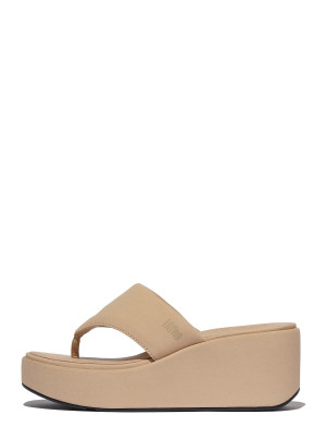 FitFlop Platfforms Wedge Toe-Post Sandals   37 Beige 37