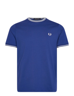 Fred Perry Twin Tipped T-Shirt   L Blue L