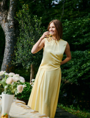 FREE/QUENT Fqdove-Blouse - Yellow - XXL Yellow XXL