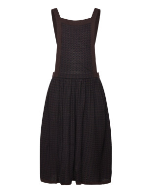 FUB Checked Spencer - Brown - 90