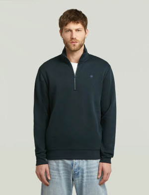 G-Star Premium Core Half Zip R Sw L\\S - Navy - S Navy S