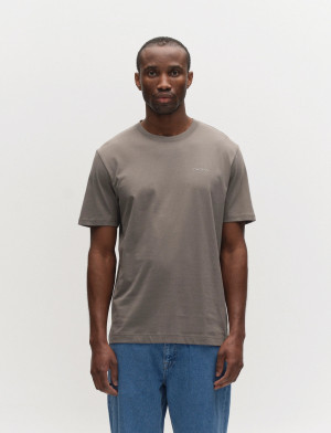 Gabba Gabdune Logo Gots Ss T-Shirt - Khaki green - XXL Khaki green XXL