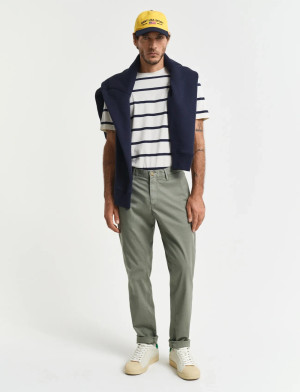 Gant Slim Sunfaded Chinos - Green - 34 x 30