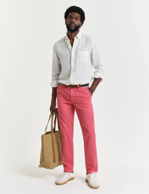 Gant Slim Sunfaded Chinos - Coral - 40 x 32