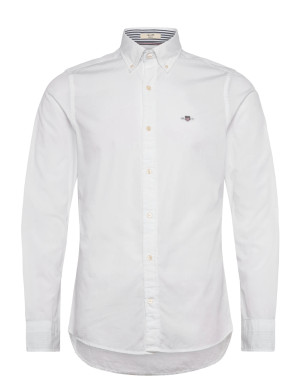 Gant Slim Poplin Shirt   XXXL White XXXL