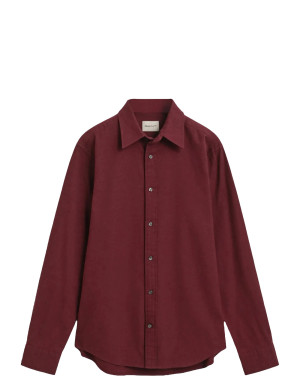 Gant Reg Flannel Melange Shirt   XXXL Burgundy XXXL