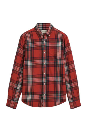 Gant Reg Windblown Flannel Check Shirt   XL Red XL
