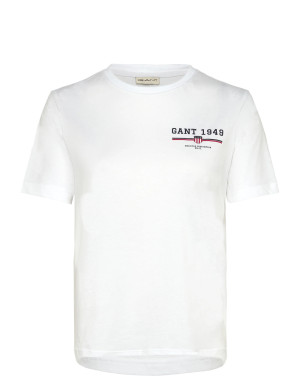 Gant Reg Graphic Ss T-Shirt   XXXL White XXXL