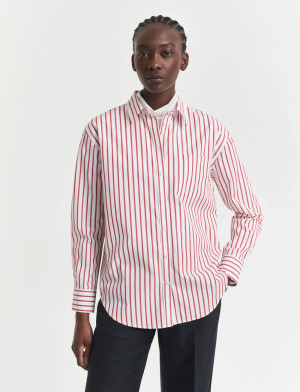 Gant Rel Classic Poplin Striped Shirt - Multi/patterned - 36
