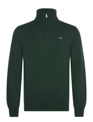 Gant Cotton Knit Half-Zip Sweater   XXXL Green XXXL