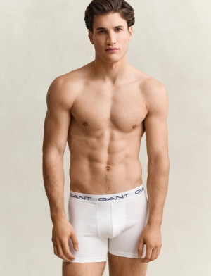 Gant 3-Pack Boxer Briefs - White - XXL