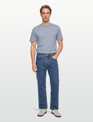 Pro-Ject Loose Five Pocket Jeans - Heavy Was - Blue - 36 Blue 36