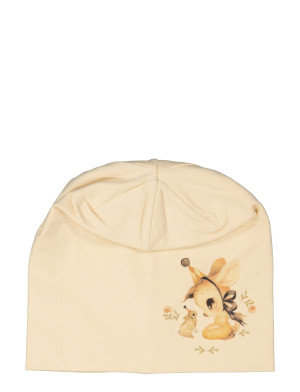 Geggamoja X Mrs Mighetto Bamboo Beanie - Beige - 48-50
