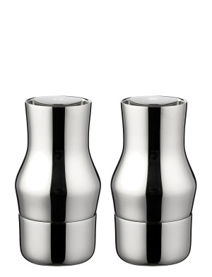 Gense Salt- Og Peberkværnsæt Dorotea - Silver - 14 CM