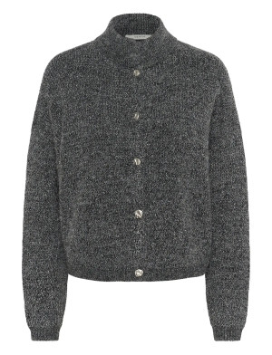 Gestuz Gzalpha Shimmer Cardigan - Grey - S