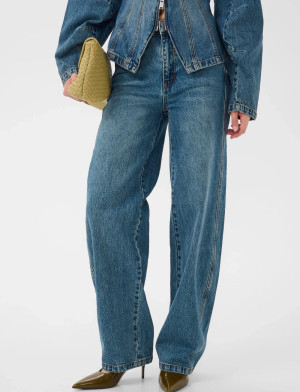 Gestuz Gzmelu Hw Barrel Jeans - Blue - 30
