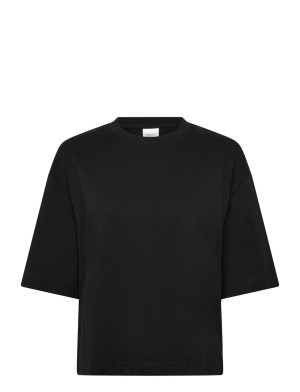 Gina Tricot Perfect Boxy Tee - Black - XS